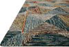 Loloi II Spectrum SPE-01 Lagoon/Spice Area Rug Corner Image