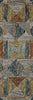 Loloi II Spectrum SPE-01 Lagoon/Spice Area Rug Corner Image