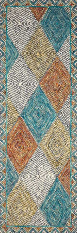 Loloi II Spectrum SPE-02 Sunset/Ocean Area Rug Corner Image