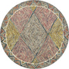 Loloi II Spectrum SPE-02 Turquoise/Fiesta Area Rug Round Image