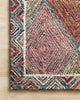 Loloi II Spectrum SPE-02 Turquoise/Fiesta Area Rug Lifestyle Image Feature
