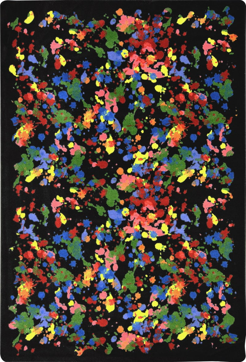 Sand Spatter Pattern Rug Joy Carpets Kaleidoscope Splatter Paint Multi Area Rug – Incredible ...