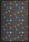 Joy Carpets Playful Patterns Spot On Licorice Area Rug