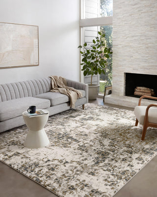 Loloi Spirit SPI-01 Pewter/Olive Area Rug Lifestyle Image Feature