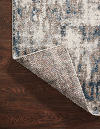 Loloi Spirit SPI-02 Stone/Blue Area Rug Backing Image