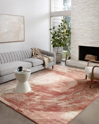 Loloi Spirit SPI-03 Rose/Spice Area Rug Lifestyle Image Feature