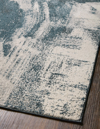 Loloi Spirit SPI-04 Indigo/Ivory Area Rug Angle Image