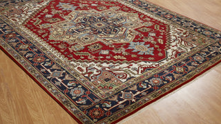 K2 Umbria SR-203 Red/Navy Area Rug Floor Image