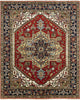 K2 Umbria SR-203 Red/Navy Area Rug