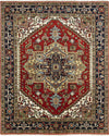 K2 Umbria SR-203 Red/Navy Area Rug