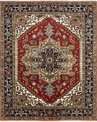 K2 Umbria SR-203 Red/Navy Area Rug