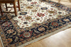 K2 Umbria SR-207 Ivory/Navy Area Rug Lifestyle Image Feature