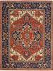 K2 Umbria SR-208 Red/Navy Area Rug