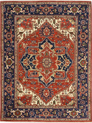 K2 Umbria SR-208 Red/Navy Area Rug