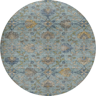 Dalyn Silk Road SR1 Denim Area Rug Round Main Image