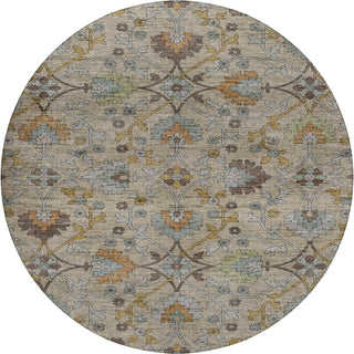 Dalyn Silk Road SR1 Flax Area Rug Round Main Image
