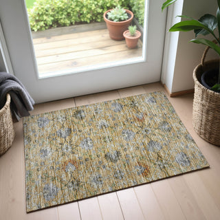 Dalyn Silk Road SR1 Saffron Area Rug Scatter Lifestyle Image Feature