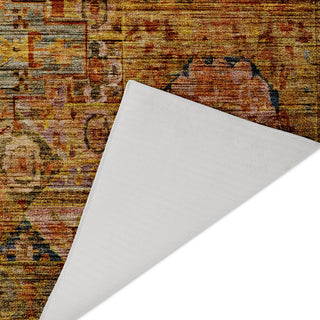 Dalyn Silk Road SR10 Curry Area Rug Backing Image
