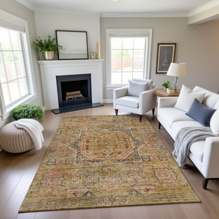 Dalyn Silk Road SR10 Curry Area Rug Lifestyle Image Feature