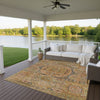 Dalyn Silk Road SR10 Curry Area Rug Outdoor Lifestyle Image Feature