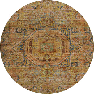 Dalyn Silk Road SR10 Curry Area Rug Round Main Image