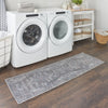 Nourison Machine Washable Series 1 SR101 Grey Area Rug by Nicole Curtis Corner Image