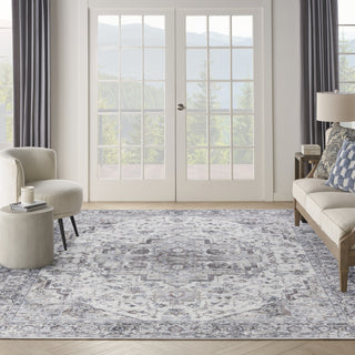 Nourison Machine Washable Series 1 SR101 Ivory Beige Area Rug by Nicole Curtis Room Image Feature