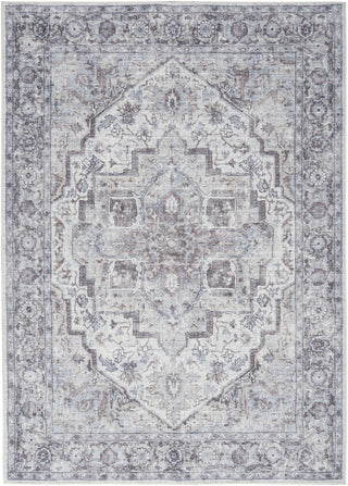 Nourison Machine Washable Series 1 SR101 Ivory Beige Area Rug by Nicole Curtis Main Image