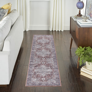 Nourison Machine Washable Series 1 SR101 Ivory Brick Area Rug by Nicole Curtis Corner Image