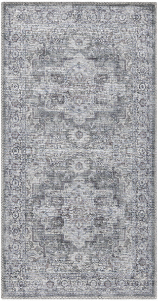 Nourison Machine Washable Series 1 SR101 Ivory Grey Area Rug by Nicole Curtis Main Image
