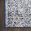 Nourison Machine Washable Series 1 SR101 Ivory Navy Area Rug by Nicole Curtis Corner