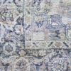 Nourison Machine Washable Series 1 SR101 Ivory Navy Area Rug by Nicole Curtis Close Up