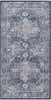 Nourison Machine Washable Series 1 SR101 Ivory Navy Area Rug by Nicole Curtis 2 X 4
