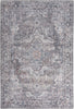 Nourison Machine Washable Series 1 SR101 Grey Area Rug by Nicole Curtis Corner Image