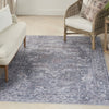 Nourison Machine Washable Series 1 SR101 Grey Area Rug by Nicole Curtis Room Image Feature