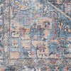 Nourison Machine Washable Series 1 SR101 Light Blue Multi Area Rug by Nicole Curtis Swatch Image