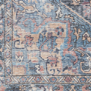 Nourison Machine Washable Series 1 SR101 Light Blue Multi Area Rug by Nicole Curtis Swatch Image