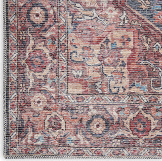 Nourison Machine Washable Series 1 SR101 Multicolor Area Rug by Nicole Curtis Corner Image