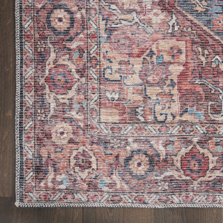 Nourison Machine Washable Series 1 SR101 Multicolor Area Rug by Nicole Curtis Corner Image