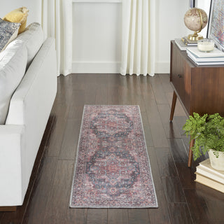 Nourison Machine Washable Series 1 SR101 Multicolor Area Rug by Nicole Curtis Room Image Feature