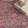 Nourison Machine Washable Series 1 SR102 Brick Area Rug by Nicole Curtis Corner Image