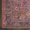Nourison Machine Washable Series 1 SR102 Brick Area Rug by Nicole Curtis Corner Image