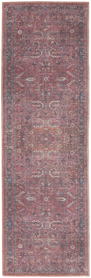 Nourison Machine Washable Series 1 SR102 Brick Area Rug by Nicole Curtis Main Image