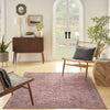 Nourison Machine Washable Series 1 SR102 Brick Area Rug by Nicole Curtis Room Image Feature
