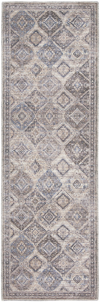 Nourison Machine Washable Series 1 SR103 Ivory/Latte Area Rug by Nicole Curtis Main Image