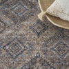 Nourison Machine Washable Series 1 SR103 Ivory/Latte Area Rug by Nicole Curtis Corner Image