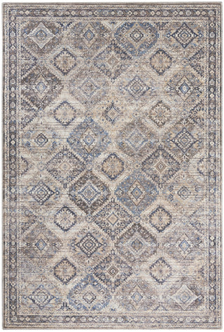 Nourison Machine Washable Series 1 SR103 Ivory/Latte Area Rug by Nicole Curtis Main Image