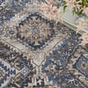 Nourison Machine Washable Series 1 SR103 Ivory/Latte Area Rug by Nicole Curtis Corner Image