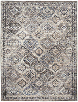Nourison Machine Washable Series 1 SR103 Ivory/Latte Area Rug by Nicole Curtis main image