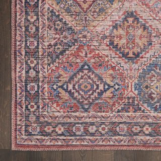 Nourison Machine Washable Series 1 SR103 Multicolor Area Rug by Nicole Curtis Corner Image